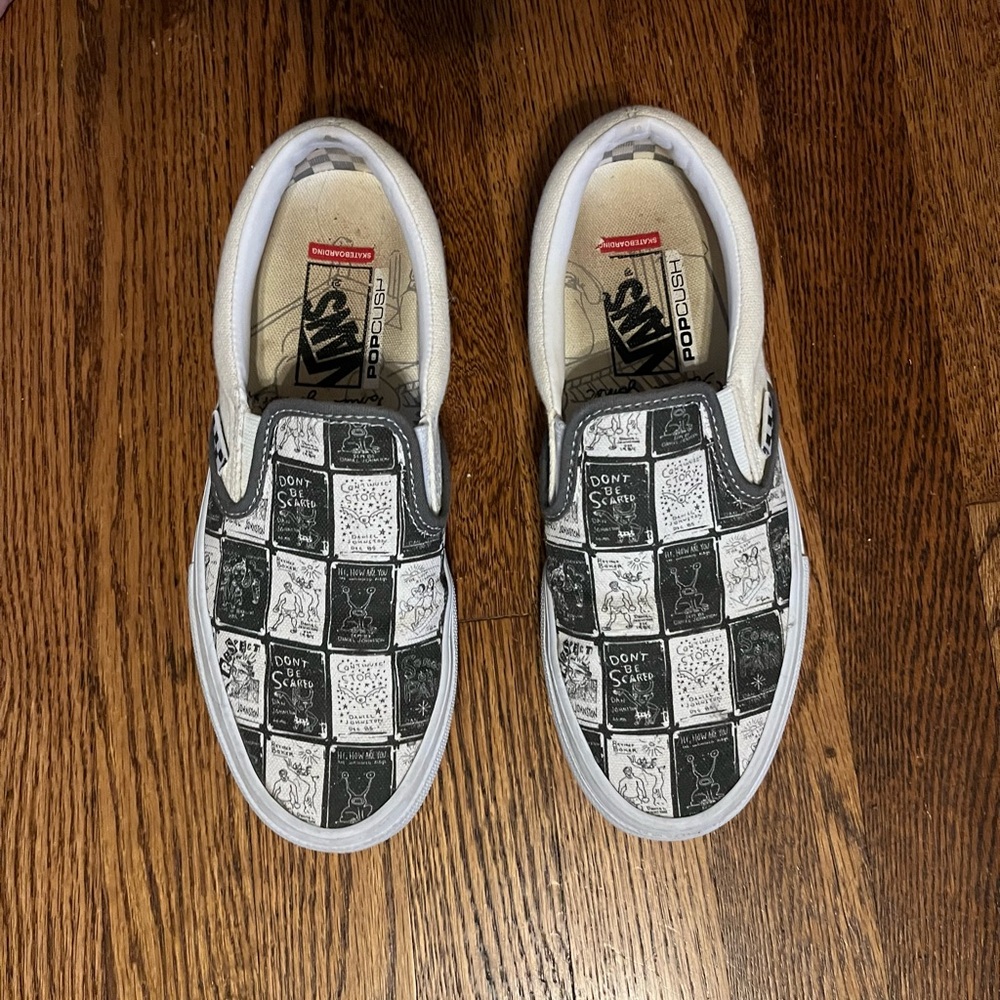 *RARE* Daniel Johnson Vans Slip On Pop-Cush Skateboarding